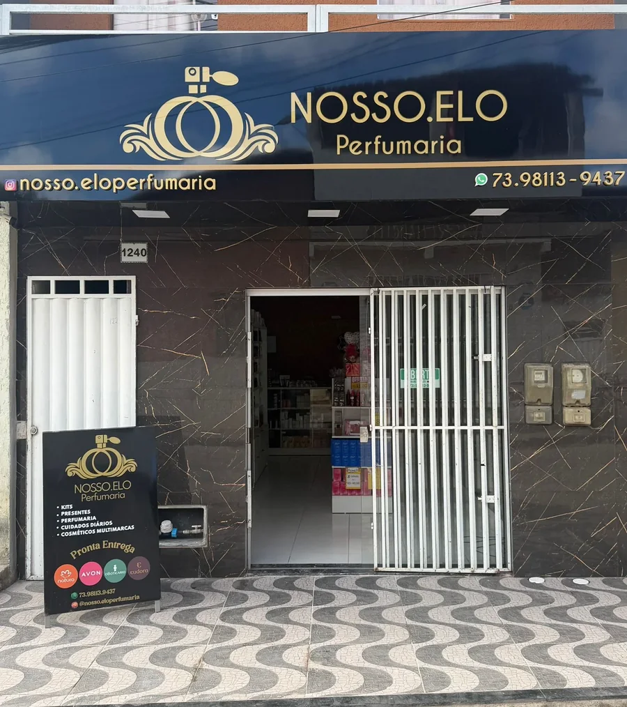 Entrada da loja NOSSO.ELO Perfumaria